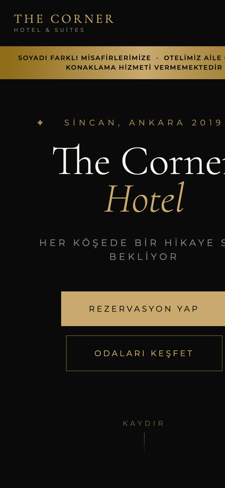 The Corner Hotel mobil görünümü