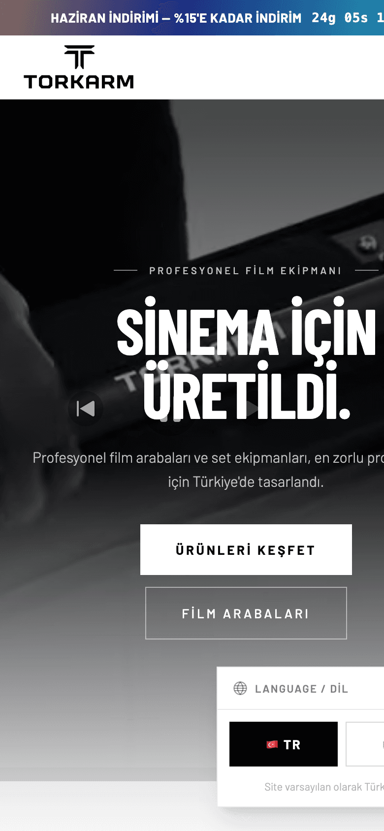 Torkarm mobil