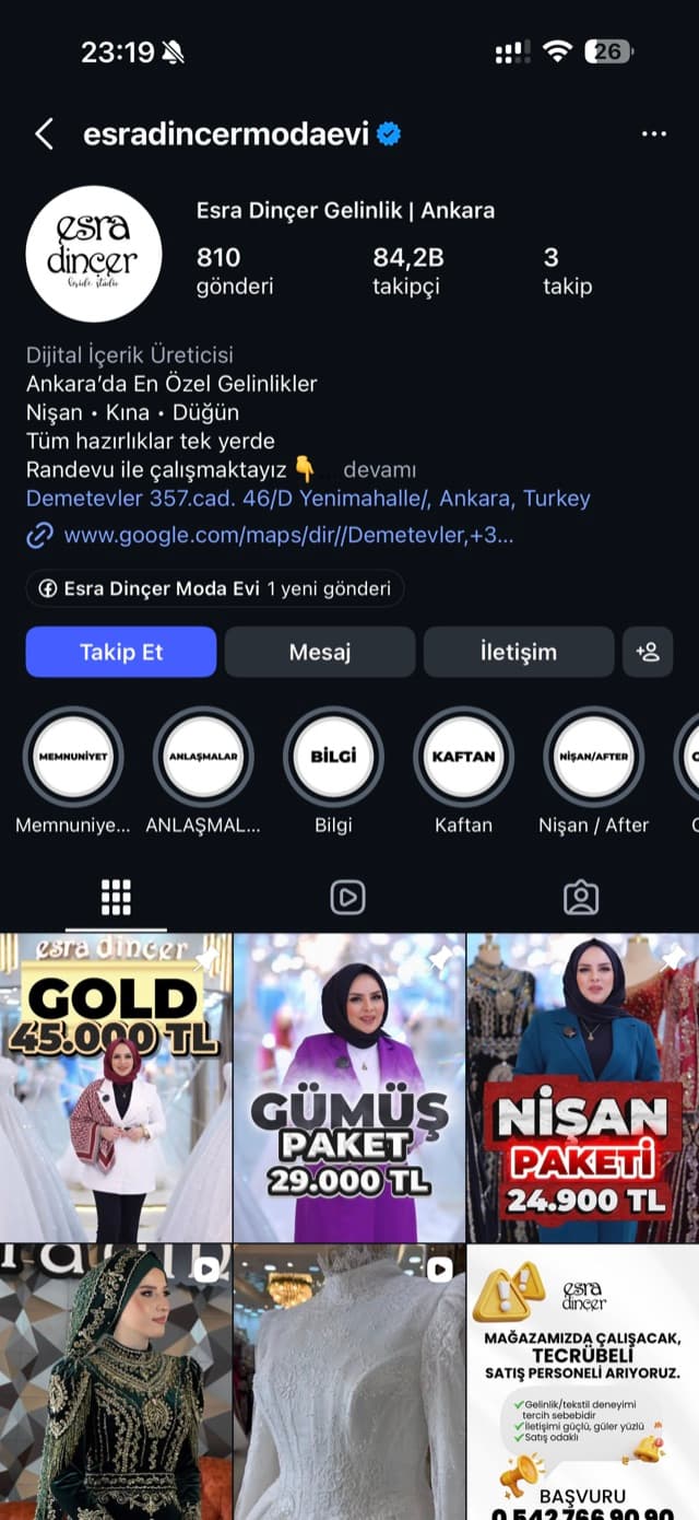 Esra Dinçer Moda Evi — @esradincermodaevi