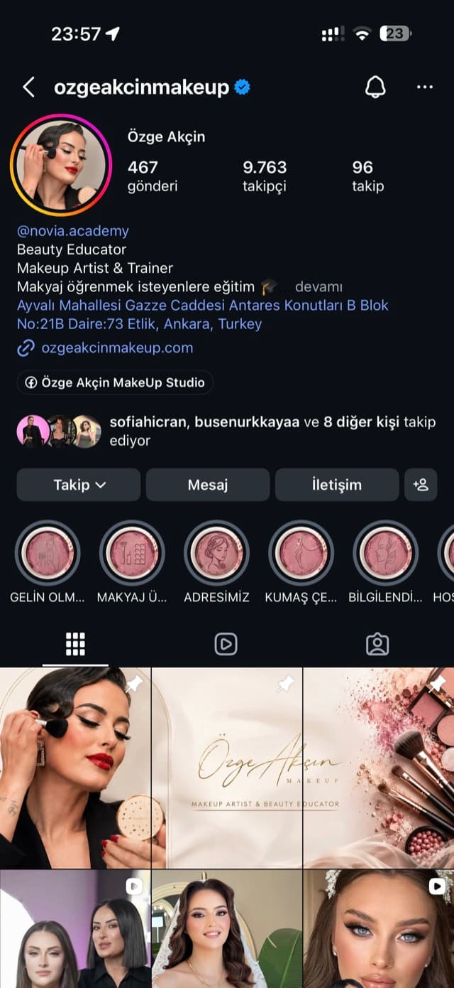 Özge Akçin Makeup — @ozgeakcinmakeup