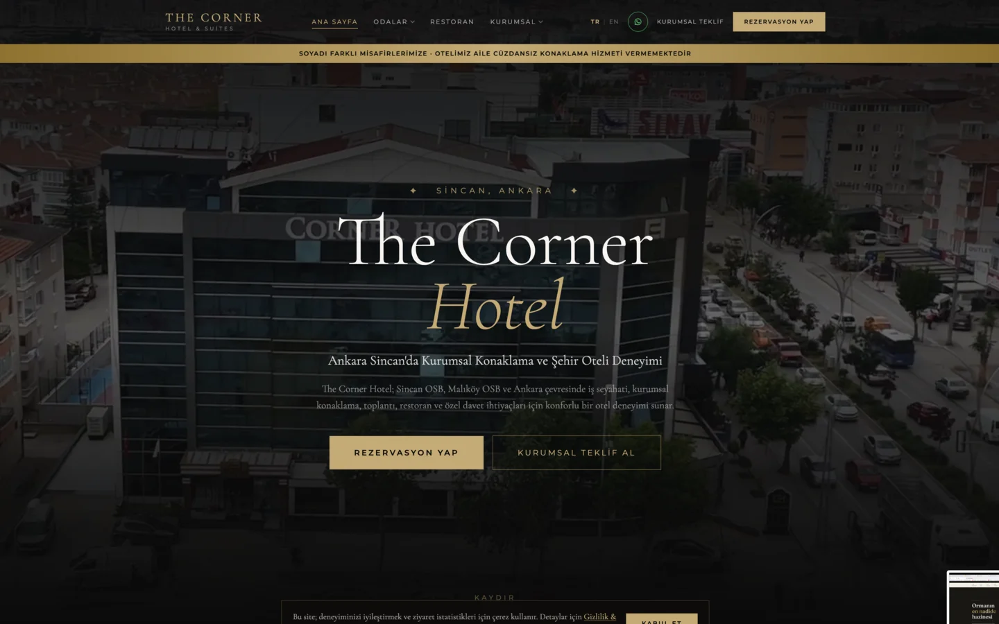 The Corner Hotel — Otel & Rezervasyon