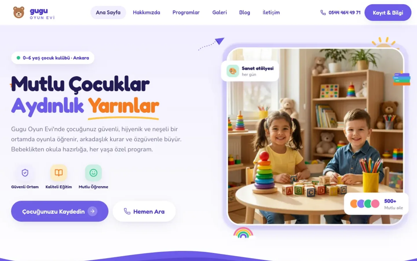 Gugu Oyun Evi masaüstü