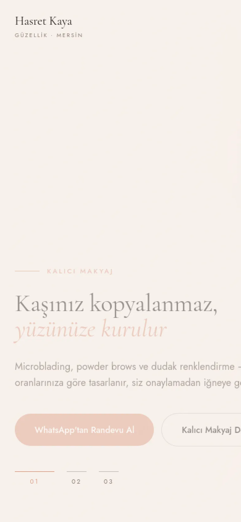 Hasret Kaya Güzellik Merkezi mobil