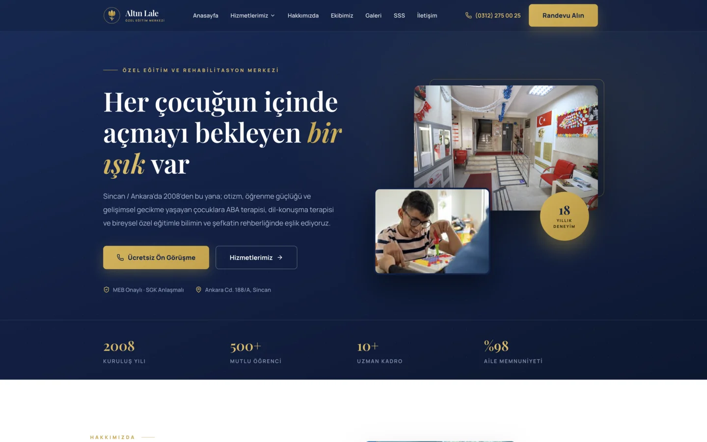 Altın Lale Özel Eğitim — Special Education & Rehab