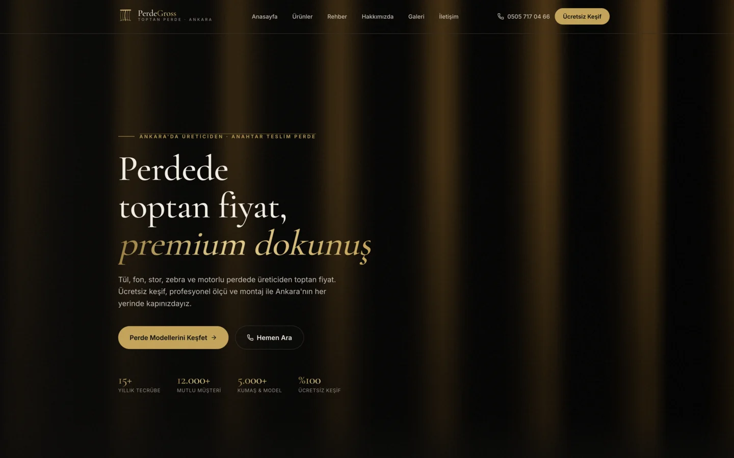 PerdeGross (.com.tr) — Wholesale & Projects