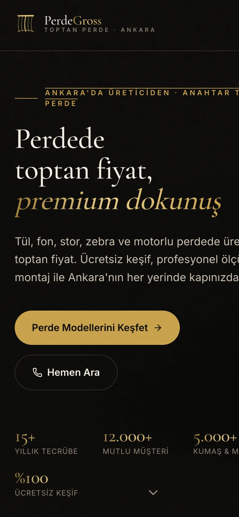 PerdeGross (.com.tr) mobil