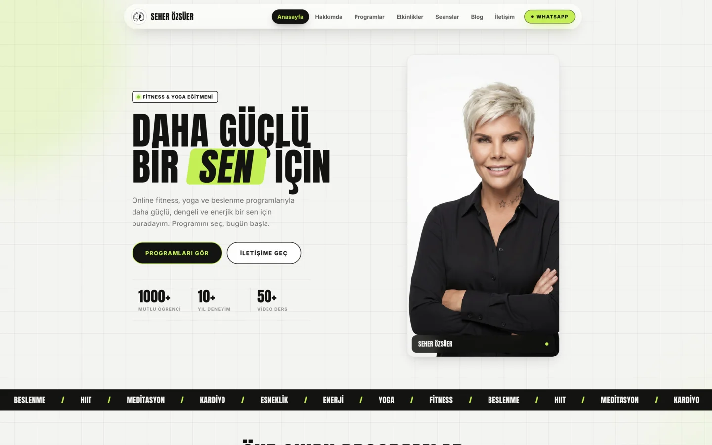 Seher Özsüer — Personal Brand & Online Courses