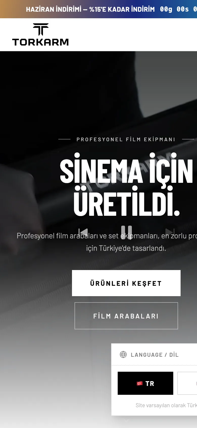 Torkarm mobil