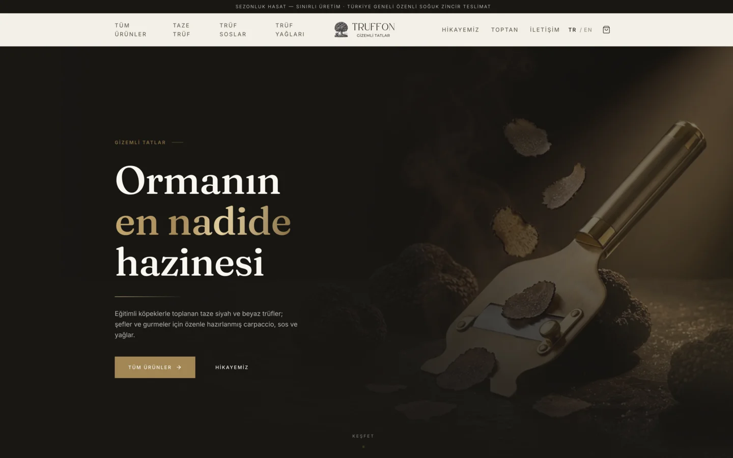 Truffon — Gurme & Tedarik