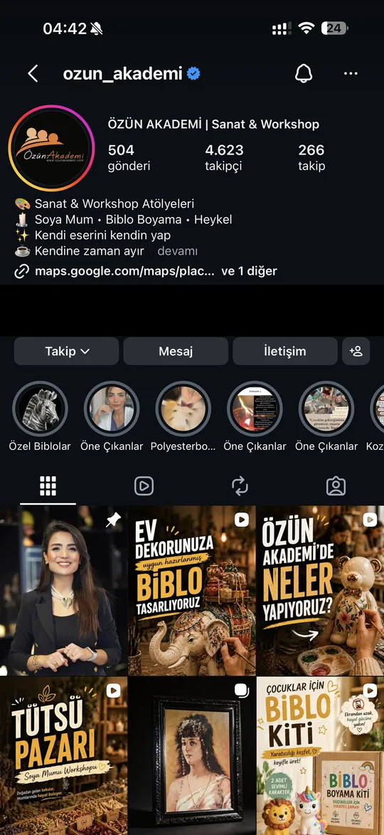 Özün Akademi — Sanat & Workshop (Valkea Studyo referansı)