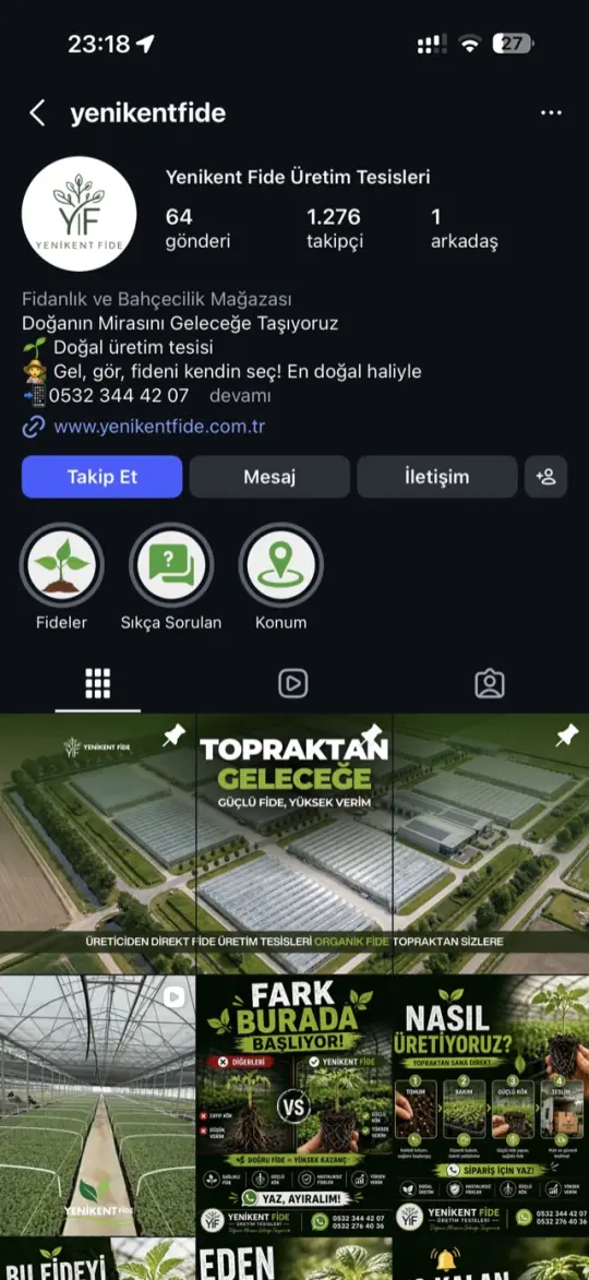 Yenikent Fide — Fide & Tarım (Valkea Studyo referansı)
