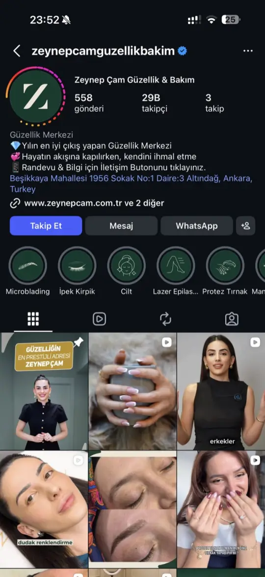 Zeynep Çam Güzellik & Bakım